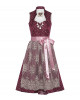 Seidendirndl Annabell in Pink mit Ornamenten