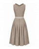 Dirndl Ina mit Froschgoscherl in Taupe
