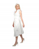 Dirndl Belinda mit Froschgoscherln in Écrue