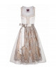 Hochzeitsdirndl Mary in Weiß/Gold