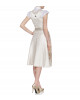 Hochzeitsdirndl Mary in Weiß/Gold