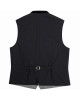 Weste Ludwig in Schwarz/Beige