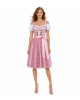 Glamourdirndl in Rosé