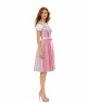 Glamourdirndl in Rosé