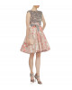 Gemustertes Petticoat-Kleid