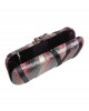 Clutch mit Animalprint in Multicolor