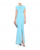  Stretch-Kleid in Hellblau