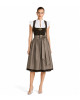 Samtdirndl in Braun