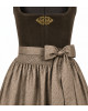 Samtdirndl in Braun