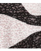 Cocktailkleid aus Spitze in Schwarz-Weiss
