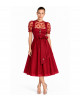 Dirndlbluse in Rot