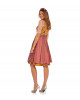 Dirndl in Gelb/Pink