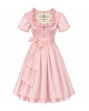 Rosa Dirndl mit Froschgoscherln