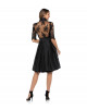 Dirndl mit Spitzenoberteil in Schwarz
