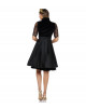 Samt-Dirndl in Schwarz