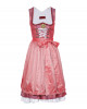 Dirndl in Pink mit Ornamenten