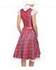 Dirndl in Pink mit Ornamenten