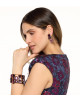 Armspange mit lila Kristallen
