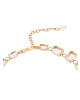 Kette mit Baguette-Steinen in Transparent