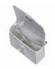 Schultertasche mit silbernem Glitter