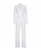 Jumpsuit mit Cut-Out in Weiss