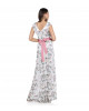 Paillettenkleid mit Blumenprint 