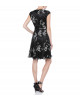Cocktailkleid mit Blumenbestickung