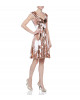 Cocktailkleid in Weiss-Rosé