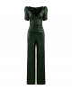 Jumpsuit in Gruen mit Herzausschnitt