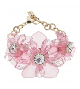 Blumenarmband in Rosé