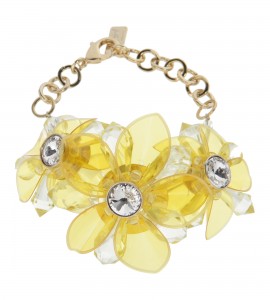 Blumenarmband in Gelb