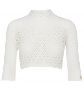Bluse Laila Halbarm in Weiss