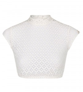 Bluse Laila Kurzarm in Weiss