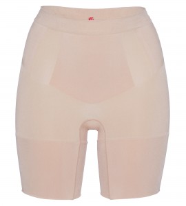 OnCore Mid-Tigh Short in Nude
