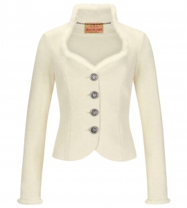 Lodenjacke in Cremé