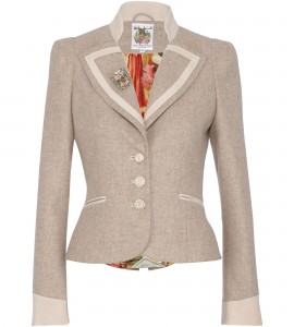 Lodenjacke in Beige