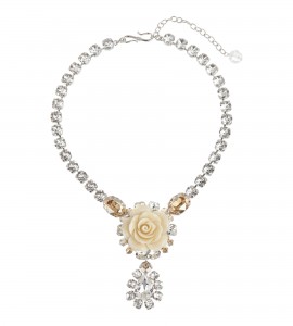 Feminine Kette mit Swarovski-Steinen