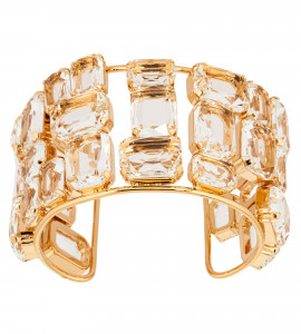 Armspange mit goldenen Kristallen