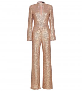 Jumpsuit mit Cut-Out in Apricot