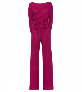 Jumpsuit mit Cape in Pink