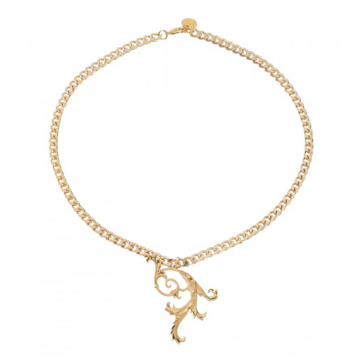 Goldene Gliederkette mit Anhänger