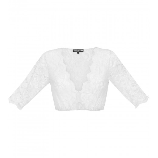 Spitzenbluse Lilly in Weiss