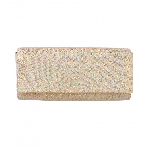 Glitzer-Clutch in Gold