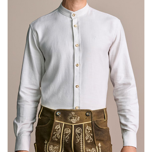 Trachtenhemd in Beige