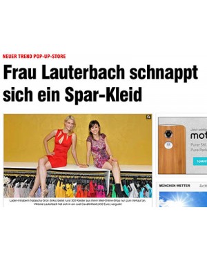 Bild.de: Pop-up Store dresscoded